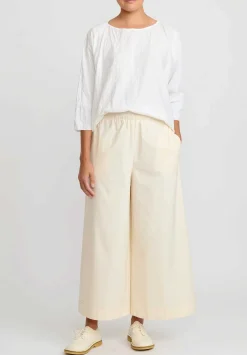 Daniela Gregis Cotton Pantalone Pigiama Pants In Panna Cream