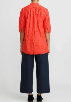 Daniela Gregis Cotton Pigiama Fondo Stretto Pants In Blue