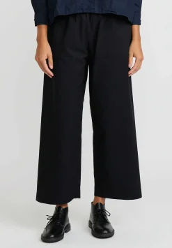 Daniela Gregis Cotton Pigiama Fondo Stretto Pants In Nero Black