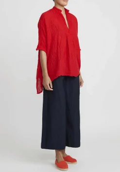 Daniela Gregis Cotton Pigiama Trousers In Navy Blue