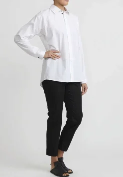 Jan-Jan Van Essche Cotton Poplin Shirt In White