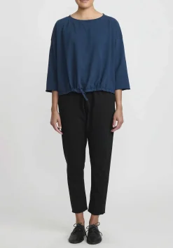 Album di Famiglia Cotton Pullover Hc Jumper In Navy Blue