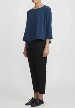 Album di Famiglia Cotton Pullover Hc Jumper In Navy Blue