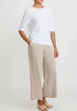Antonelli Cotton Short Sleeve Platone Sweater In White