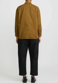 Toogood Cotton Twill Draughtsman Shirt In Bronze