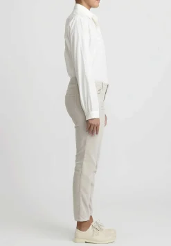 Closed Cotton Velvet Baker Jeans In Sea Grey