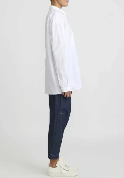 Toogood Draughtsman Cotton Poplin Shirt In Chalk White