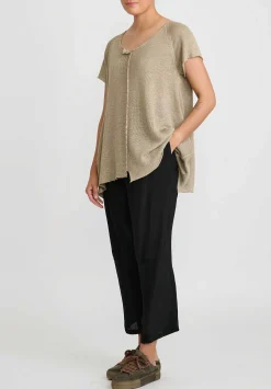 Rundholz Drop Crotch Straight Leg Pants In Black