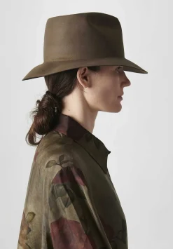 Horisaki Design & Handel Easy Burnt Beaver Reshapeable Hat In Taupe Brown