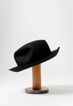 Horisaki Design & Handel Easy Burnt Beaver Reshapeable Hat In Black