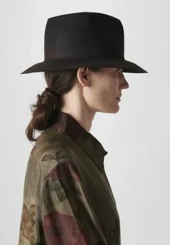 Horisaki Design & Handel Easy Burnt Beaver Reshapeable Hat In Black