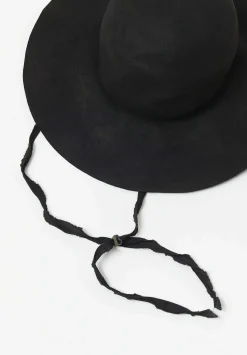 Horisaki Design & Handel Easy Burnt Rabbit Soft Wide Brim Hat In Black