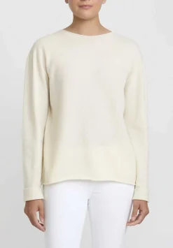 Jil Sander+ Eco Cashmere Sweater In Natural White