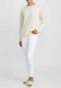 Jil Sander+ Eco Cashmere Sweater In Natural White