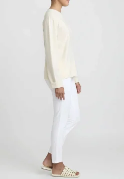 Jil Sander+ Eco Cashmere Sweater In Natural White