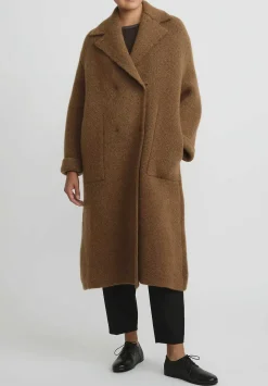 Boboutic Felted Knit Double Breasted Coat