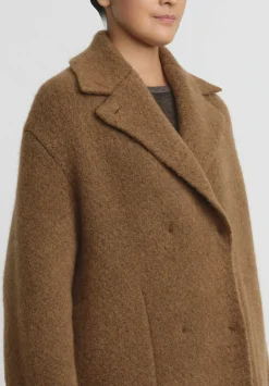 Boboutic Felted Knit Double Breasted Coat