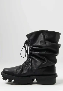 Trippen Gathered Pressure Boot In Black