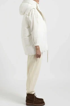 Jil Sander+ Gilet 01 Puffer Vest In Natural White