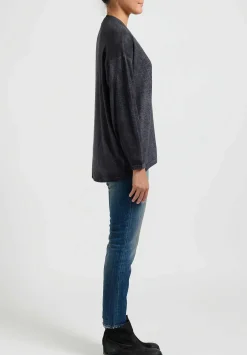 Avant Toi Hand-Painted Cashmere Cardigan In Nero