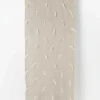 Lauren Manoogian Handwoven Baby Alpaca And Wool Tuft Wrap In Grey Granite & Raw White