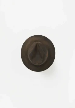 Horisaki Design & Handel Horisake Design & Handel Hard Burnt Beaver Reshapeable Hat In Taupe Brown