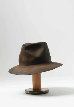 Horisaki Design & Handel Horisake Design & Handel Hard Burnt Beaver Reshapeable Hat In Taupe Brown
