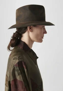Horisaki Design & Handel Horisake Design & Handel Hard Burnt Beaver Reshapeable Hat In Taupe Brown