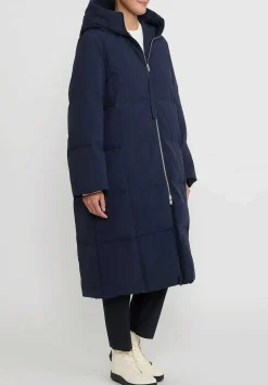 Jil Sander+ Jil Sander Long Quilted Down Coat In Dark Blue