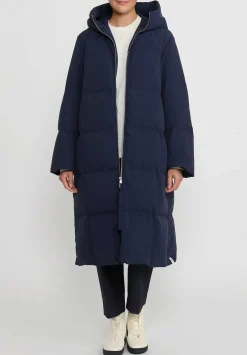 Jil Sander+ Jil Sander Long Quilted Down Coat In Dark Blue