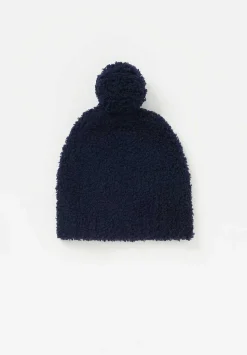 Jil Sander+ Jil Sander Wool Beanie With Pom Pom In Navy