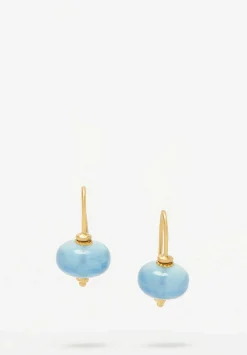 Prounis 22K, Aquamarine Baby Linea Earrings