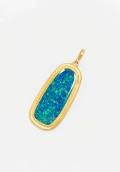 Lika Behar 24K, Australian Opal Ocean Pendant