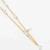TAP by Todd Pownell 18K, Cable Chain Necklace With 13 Diamonds