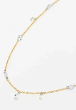TAP by Todd Pownell 18K, Cable Chain Necklace With 13 Diamonds
