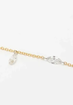 TAP by Todd Pownell 18K, Cable Chain Necklace With 9 Free Set Diamonds