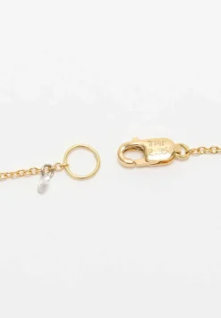 TAP by Todd Pownell 18K, Cable Chain Necklace With 9 Free Set Diamonds