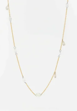 TAP by Todd Pownell 18K, Cable Chain Necklace With 9 Free Set Diamonds