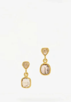Pippa Small 18K Cupid'S Arrow Drop Top Stud Diamond Earrings