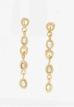 Tovi Farber 18K, Diamond Long Drop Earrings