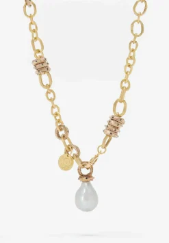 Tovi Farber 18K, Diamond Necklace With Pearl Pendant