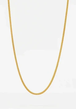 Prounis 22K, Duo Loop-In-Loop Chain With Fibula Clasp, 16 Inches