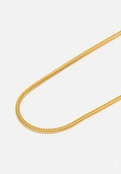 Prounis 22K, Duo Loop-In-Loop Chain With Fibula Clasp, 16 Inches