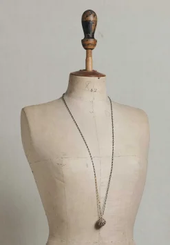 Annie Fensterstock 22K Gold And Sterling Silver Sapphire Orb Necklace