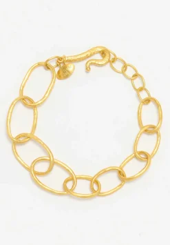 Lika Behar 24K, Graduated Oval Link Bracelet