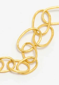 Lika Behar 24K, Graduated Oval Link Bracelet