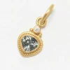 Denise Betesh 22K, Gray Sapphire And Diamond Pendant