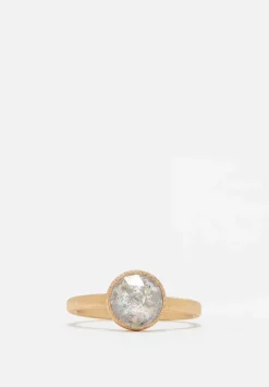 Yasuko Azuma 18K, Grey Diamond Ring