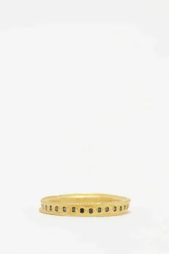 Tovi Farber 18K, Half Point Black Diamond Ring