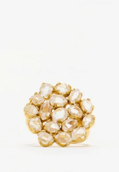 Pippa Small 18K, Herkimer Diamond Invisible Set Ring